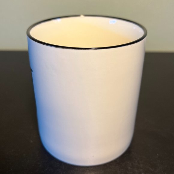 THRESHOLD Letter "J" Initial Monogram Stoneware Mug w/ Metallic Gold Accent - Picture 4 of 8